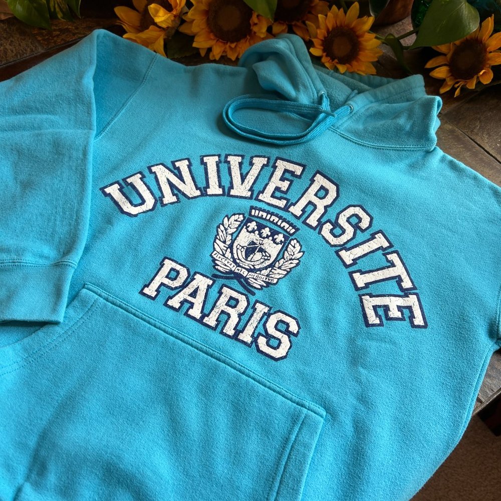 University of Paris Hoodie in Sky Blue (NEW) - Picture 5 of 11
